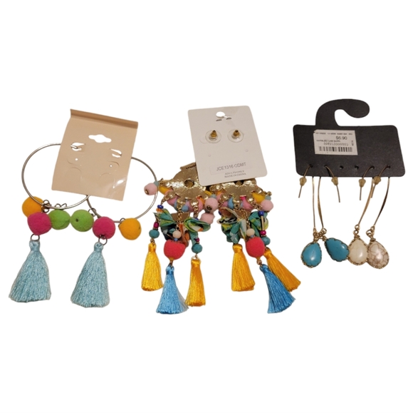 Boho Style Earings Lot of 5 - Picture 7 of 7